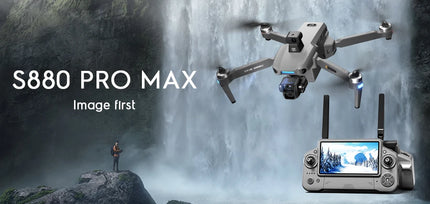 S880 MAX Professional GPS Drone With 8K HD Camera Screen Remote 3 Axis Gimbal Obstacle Avoidance FPV Brushless RC Quadcopter Toy