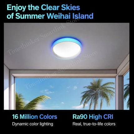 Aqara Ceiling Light T1 ZigBee Adjustable Color Temperature 2700K-6500K Ambient Lighting Living Room Bedroom Lamp For Homekit APP