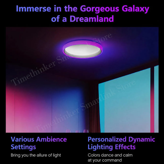 Aqara Ceiling Light T1 ZigBee Adjustable Color Temperature 2700K-6500K Ambient Lighting Living Room Bedroom Lamp For Homekit APP