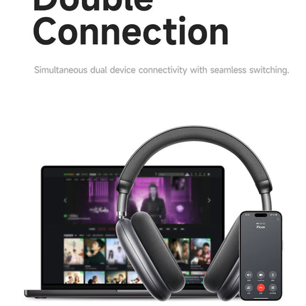 Picun F8 Pro ANC Wireless Headphones Head Tracking 3D Spatial Audio -52dB ANC HIFI Bluetooth Headset ENC HD Mic Low-Latency APP