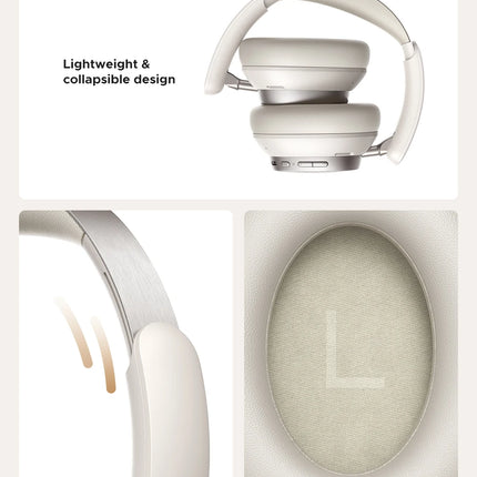 UGREEN Studio Pro 48dB ANC Wireless Headphones Over Ear Bluetooth Earphones Active Noise Cancellation Hi-Res LDAC 120h Playtime