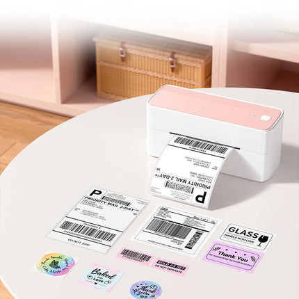 Phomemo 241 Bluetooth Thermal Label Printer Wireless Small Shipping Label Printer 4X6 Compatible with iPhone Android Mac Window