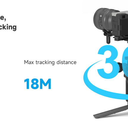 FeiyuTech SCORP Mini 3 Pro Camera Gimbal Stabilizer, AI Tracking, Detachable Handle, Vlogging, Mirrorless Action Cameras, Phones
