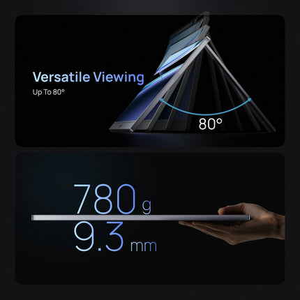 ARZOPA 16.1'' 2.5k Portable Monitor 180hz IPS 16:10 100%sRGB External Monitor for Laptop PS4/5 Switch MAC With HDMI/USB C Z3FC