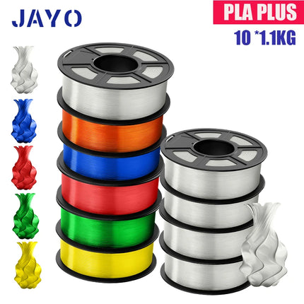 JAYO petg/PLA PLUS/High speed matte PETG /PLA filament 175mm no bubbles smooth multiple colors optional for 3D printing 10Rolls