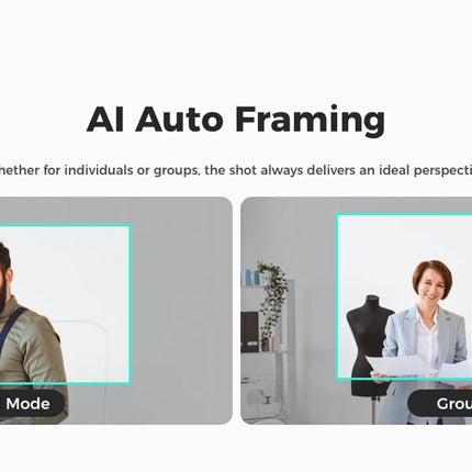 OBSBOT Meet SE 1080P 100FPS Webcam for PC, AI Framing Streaming Camera with 1/2.8" Sensor, Beauty Mode, Gesture Control, HDR