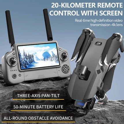 S880 MAX Professional GPS Drone With 8K HD Camera Screen Remote 3 Axis Gimbal Obstacle Avoidance FPV Brushless RC Quadcopter Toy