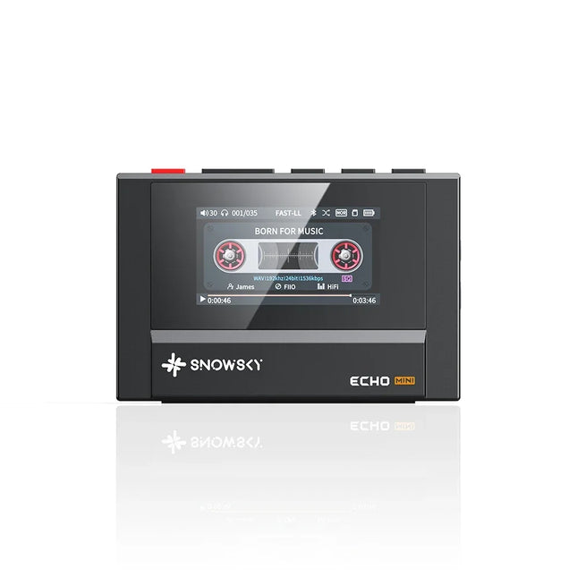 FiiO/SnowSky Echo MP3 Mini Music Player Playback 3.5mm/4.4mm Headphones Output Bluetooth HiFi Pure Music Player Custom Gifts