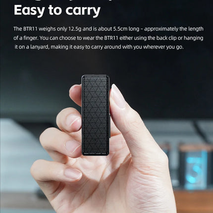 FiiO BTR11 Bluetooth 5.3 Receiver LDAC 3.5mm Wireless Audio Headphone Amplifier Adapter