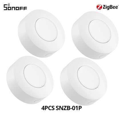 SONOFF SNZB-01P Smart Zigbee Wireless Switch 1-10PCS Smart Scene via eWeLink Two-Way Control with TX Ultimate NSPanel Pro Switch