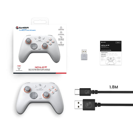 GameSir Nova 2 Lite Wireless Switch Controller Bluetooth Gamepad with Hall Effect for Nintendo Switch, iPhone, Android, PC