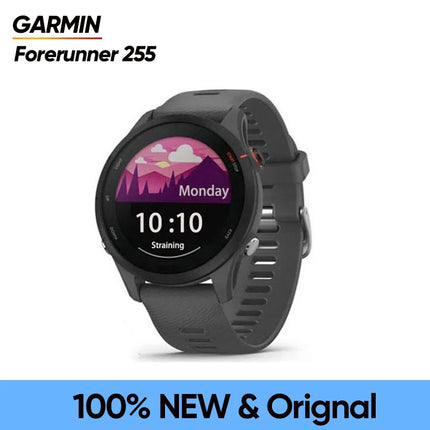【Ship From AU】Garmin Forerunner 255 Sports Smartwatch 46mm 1.3'' Color Screen 14 Days Battery Life 4GB RAM NFC Bluetooth 5ATM Waterproof