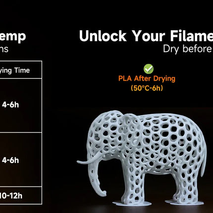 SUNLU AMS Heater 3D Filament Dryer Enables Simultaneous Printing & Drying Easy Installation Compatible with Bambu Lab AMS Gen 1