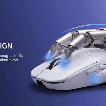 MCHOSE L7 Wireless Gaming Mouse L7 Ultra PAW3395 26K Sensor Dual 8K Polling 39g Ultra-Lightweight2.4GHz RF/BT/Wired Tri-Mode