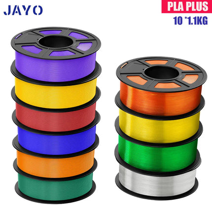 JAYO petg/PLA PLUS/High speed matte PETG /PLA filament 175mm no bubbles smooth multiple colors optional for 3D printing 10Rolls