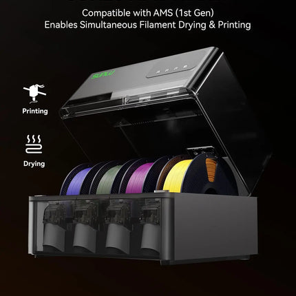SUNLU AMS Heater 3D Filament Dryer Enables Simultaneous Printing & Drying Easy Installation Compatible with Bambu Lab AMS Gen 1