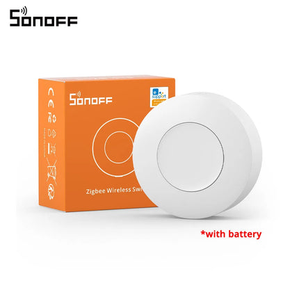 SONOFF SNZB-01P Zigbee Wireless Switch Button Smart Scene Switch Home Automation Control for EWeLink APP Alexa SmartThings