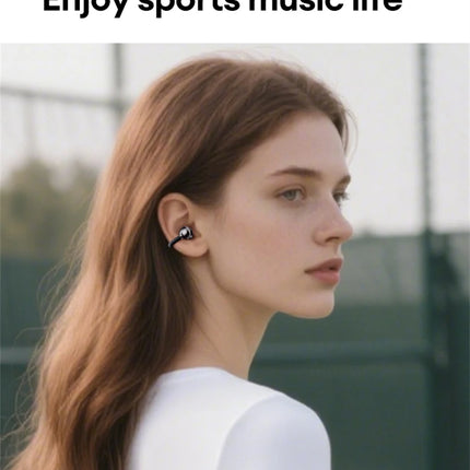 Lenovo LE302 Wireless Bluetooth 6.0 Headset Long Battery Life Sports Ear Clip Earphones HIFI Stereo Noise Cancelling Headphones