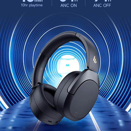 Edifier W830NB Wireless Headphones Bluetooth 5.4 Active Noise Cancelling Hi-Res Over-Ear Headset LDAC Foldable -45dB ANC 94H