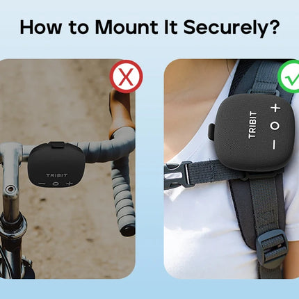 Tribit StormBox Micro 3 Wireless Speaker,13W XBass Sound,BT 6.0, 24H Playtime,IP68,TWS,Strap & Magnetic Mount for Bike/Outdoor