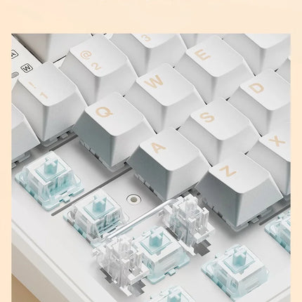 AULA F108 Pro Triple-mode Bluetooth 2.4G Wired Mechanical Keyboard Fully Customizable Hot-swappable Keys Gasket Structure RGB
