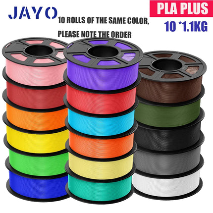JAYO petg/PLA PLUS/High speed matte PETG /PLA filament 175mm no bubbles smooth multiple colors optional for 3D printing 10Rolls