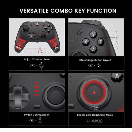 GameSir Cyclone 2 Wireless Controller for Nintendo Switch 2 / iPhone / Android, Bluetooth Gamepad with Hall Effect Triggers