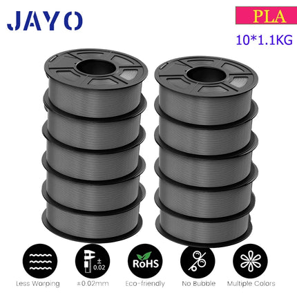 JAYO petg/PLA PLUS/High speed matte PETG /PLA filament 175mm no bubbles smooth multiple colors optional for 3D printing 10Rolls