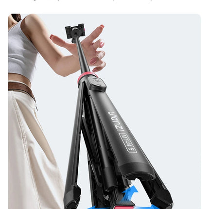Ulanzi MT-44 B Universal Phone Tripod 1.5M Dual-Camera Setup Selfie Stick With Wireless Bluetooth for Sony Canon iPhone Xiaomi