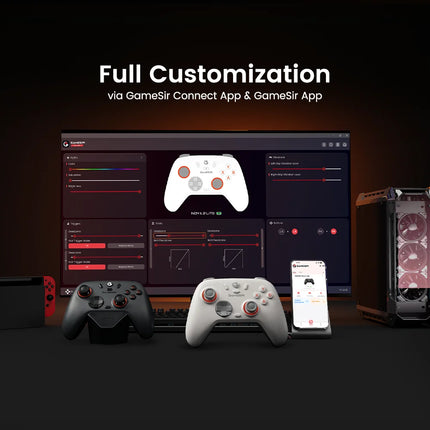 GameSir Nova 2 Lite Wireless Switch Controller Bluetooth Gamepad with Hall Effect for Nintendo Switch, iPhone, Android, PC