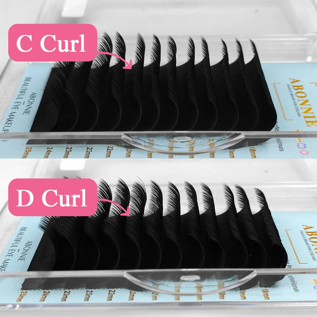 Abonnie Cashmere Classic Individual Eyelashes Extensions Ultra Matte Black Lashes Fluffy Cilia All Size Cilios
