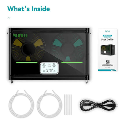 SUNLU S4 3D Filament Dryer Support PLA PETG PLA + 4 Rolls 1KG 1.75/2.85/3MM Filament Gear Easy Operation Free And Fast Shipping