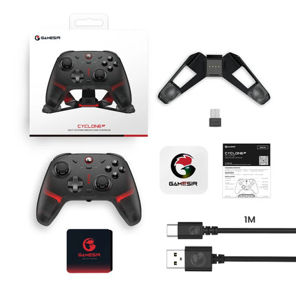 GameSir Cyclone 2 Wireless Controller for Nintendo Switch 2 / iPhone / Android, Bluetooth Gamepad with Hall Effect Triggers