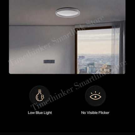 Aqara Ceiling Light T1 ZigBee Adjustable Color Temperature 2700K-6500K Ambient Lighting Living Room Bedroom Lamp For Homekit APP