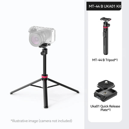 Ulanzi MT-44 B Universal Phone Tripod 1.5M Dual-Camera Setup Selfie Stick With Wireless Bluetooth for Sony Canon iPhone Xiaomi