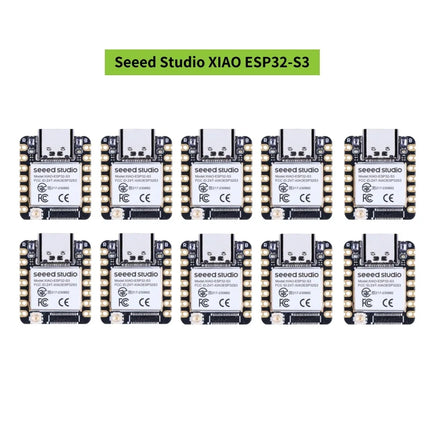 Seeed Studio XIAO ESP32S3 1pc/10pcs Esp32 S3 Dev Board, 2.4GHz Wi-Fi,BLE,Dual-core,4GHz Rod antenna,Battery Charge Supported