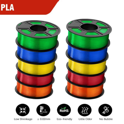 JAYO petg/PLA PLUS/High speed matte PETG /PLA filament 175mm no bubbles smooth multiple colors optional for 3D printing 10Rolls