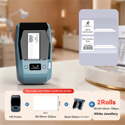 Niimbot M2 Thermal Transfer Label Printer 300 DPI High Definition Wireless 20-50 MM Print Width Label Maker Support Phone/PC
