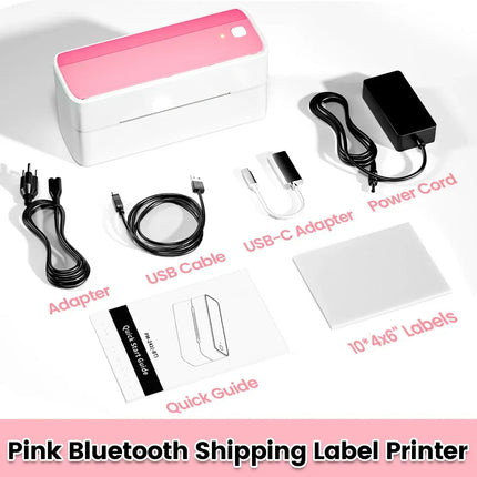 Phomemo 241 Bluetooth Thermal Label Printer Wireless Small Shipping Label Printer 4X6 Compatible with iPhone Android Mac Window