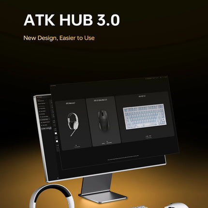 ATK Blazing Sky X1V2/X1 Air+ Wireless Mouse Dual Mode Paw 3950ultra 8k Return Rate Custom Ergonomics E-Sport Gaming Ofiice Mouse