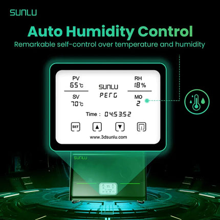 SUNLU S4 3D Filament Dryer Support PLA PETG PLA + 4 Rolls 1KG 1.75/2.85/3MM Filament Gear Easy Operation Free And Fast Shipping