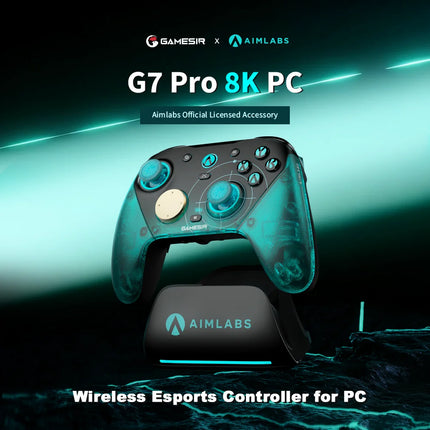 GameSir G7 Pro 8k PC Aimlabs Edition Wireless Controller for FPS Esport Gaming with Motion Control Hall Trigger TMR Strick Gen-2