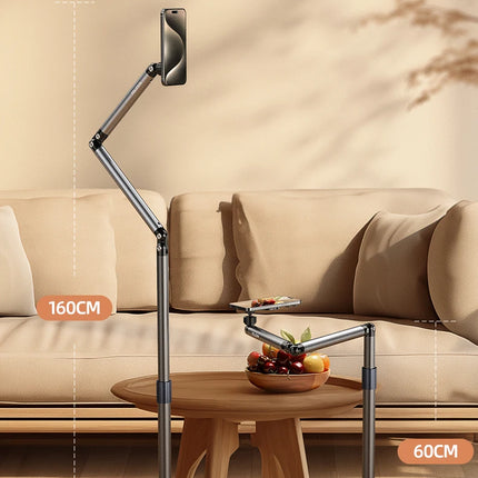 TELESIN Magnetic Mobile Phone Floor Stand Cantilever Live Broadcast Tablet Bracket Lifting Bracket Universal Mobile Phone Holder
