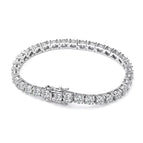 All zircon / White gold color / 4mm 18cm