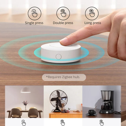 SONOFF SNZB-01P Smart Zigbee Wireless Switch 1-10PCS Smart Scene via eWeLink Two-Way Control with TX Ultimate NSPanel Pro Switch