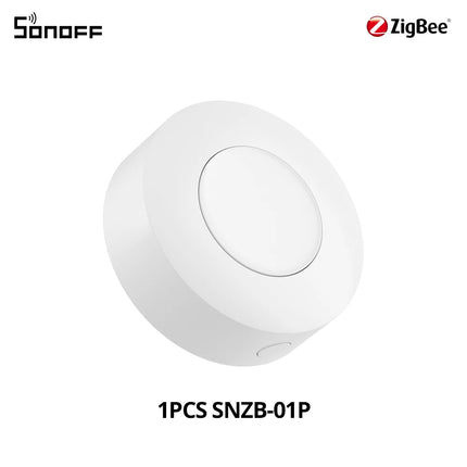 SONOFF SNZB-01P Smart Zigbee Wireless Switch 1-10PCS Smart Scene via eWeLink Two-Way Control with TX Ultimate NSPanel Pro Switch