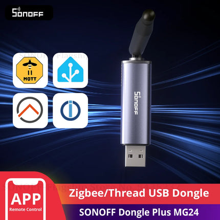 SONOFF Dongle Plus MG24 Zigbee/Thread USB Dongle EFR32MG24 Chip Seamlessly With Multiple Open-source Wide Platforms Zigbee2MQTT