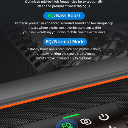ZEALOT ZE41 250W Bluetooth Subwoofer | 48000mAh Long-Lasting Battery, RGB Lights, OTG Recording, Smart APP Control