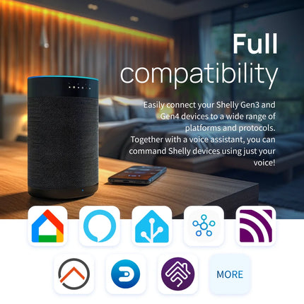 Shelly 1PM Gen4 Zigbee Dispositivos Matter Smart Switch IOT WiFi With Power Monitoring Compatible Alexa Homekit Google Home