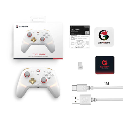 GameSir Cyclone 2 Wireless Controller for Nintendo Switch 2 / iPhone / Android, Bluetooth Gamepad with Hall Effect Triggers